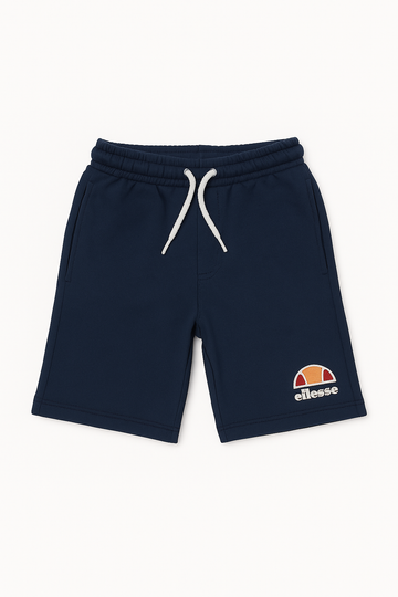 Boys' Navy Blue Ellesse Logo Drawstring Shorts