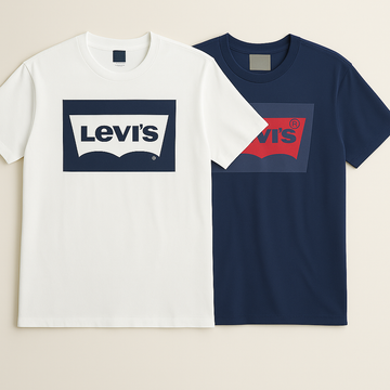 T-Shirt Pack – White & Navy Combo