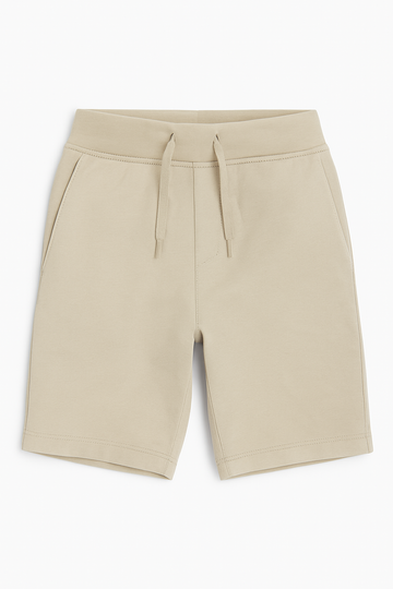 Boys’ Beige Casual Knit Shorts