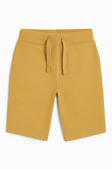 Boys’ Mustard Yellow Cotton Shorts