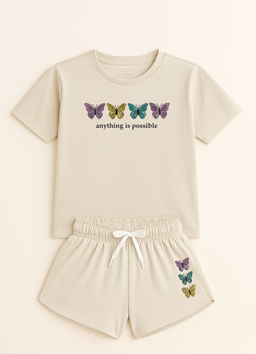 š¦ Butterfly Dreams Co-Ord Set ā "Anything Is Possible" Edition