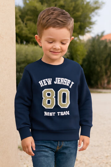 "New Jersey 80" Kids' Crewneck Sweats