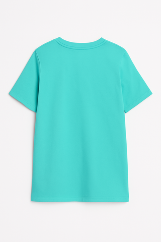 Boys' Turquoise Motorcycle Graphic T-Shirt – Cool & Stylish Casual Wear