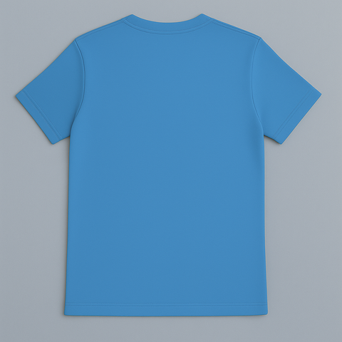 Classic Sky Blue Crew Neck T-Shirt