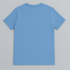 Classic Light Blue Crew Neck T-Shirt for Men