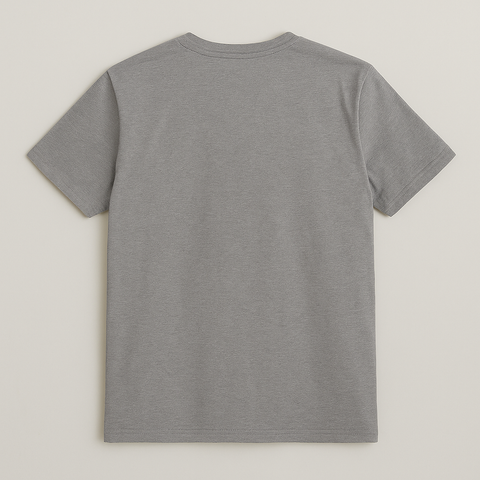 Classic Grey Crew Neck T-Shirt for Men