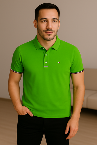 Men’s Classic Fit Polo Shirt – Lime Green