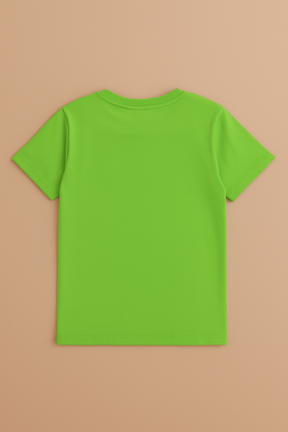 Boys' Neon Green "Lucky Dude" Graphic T-Shirt
