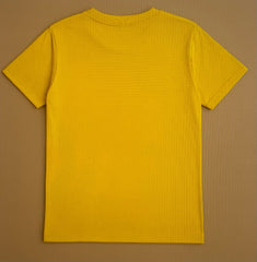 Boys' Yellow Motocross Stunt Graphic T-Shirt