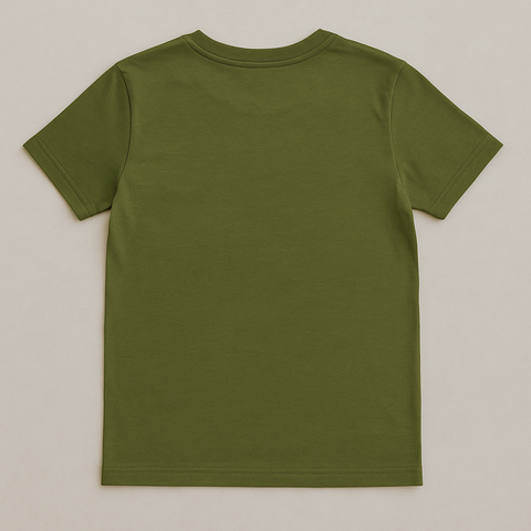 Teens' Olive Green T-Rex Graphic T-Shirt – Bold Dino Style