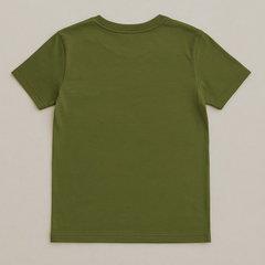 Teens' Olive Green T-Rex Graphic T-Shirt – Bold Dino Style