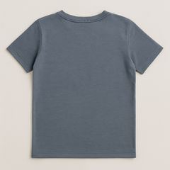 🍕 Boys' “That’s Too Much Pizza – Said No Kid Ever” Graphic Tee – Charcoal Grey
