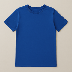 🌊 Boys’ Blue Sunset Surfer Graphic T-Shirt – Tropical Vibes Edition