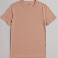 Classic Cotton T-Shirt – Soft Pastel Pink